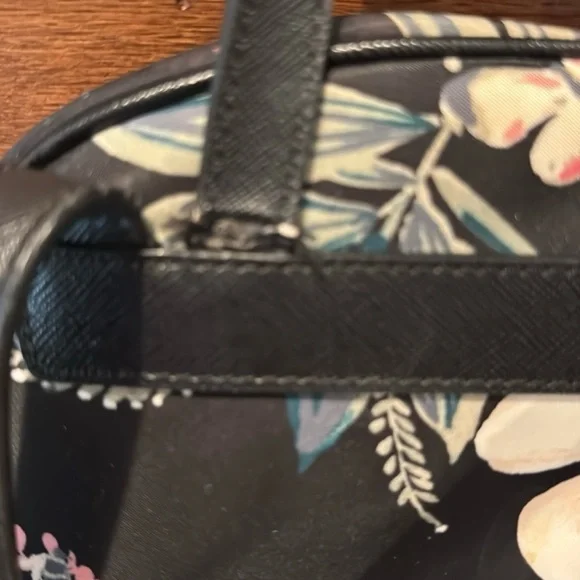 Kate Spade Black Floral Backpack - Picture 4 of 9